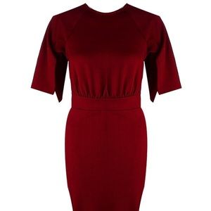 Boohoo Dresses - Split Sleeve Detail Wiggle Midi Dress Boohoo Dresses - Split Sleeve Detail Wiggle Midi Dress